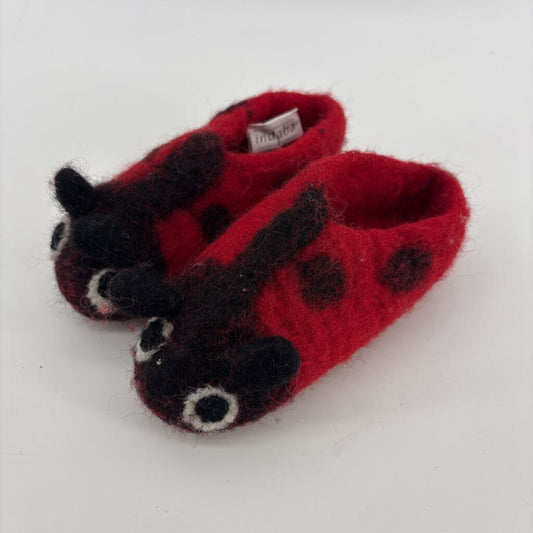 Wool Ladybug Slippers