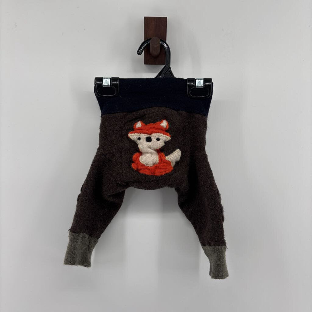 Wool Bottoms with fox on bum