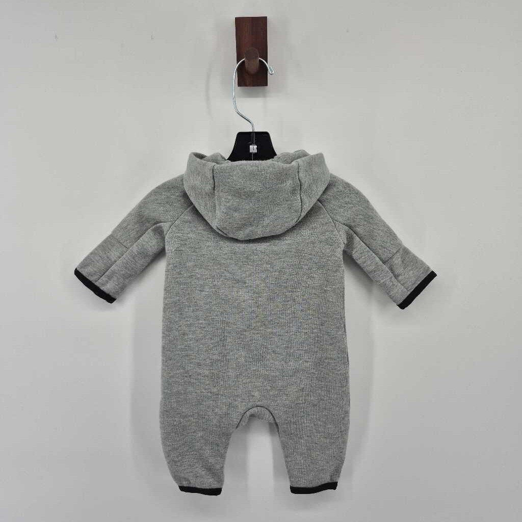 Zip up hooded romper