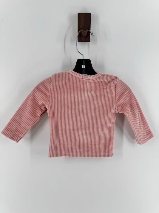 Velour Pants and Cardigan. Minnie Mouse Face