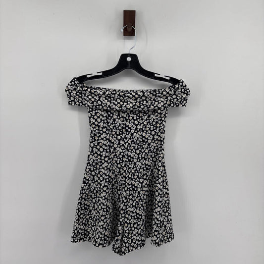 Daisy Print Off Shoulder Dress