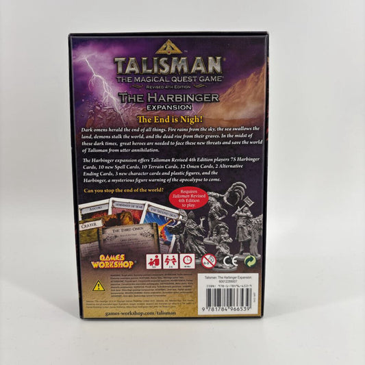 Talisman: The Magical Quest Game. The Harbinger Expansion (All Pieces)