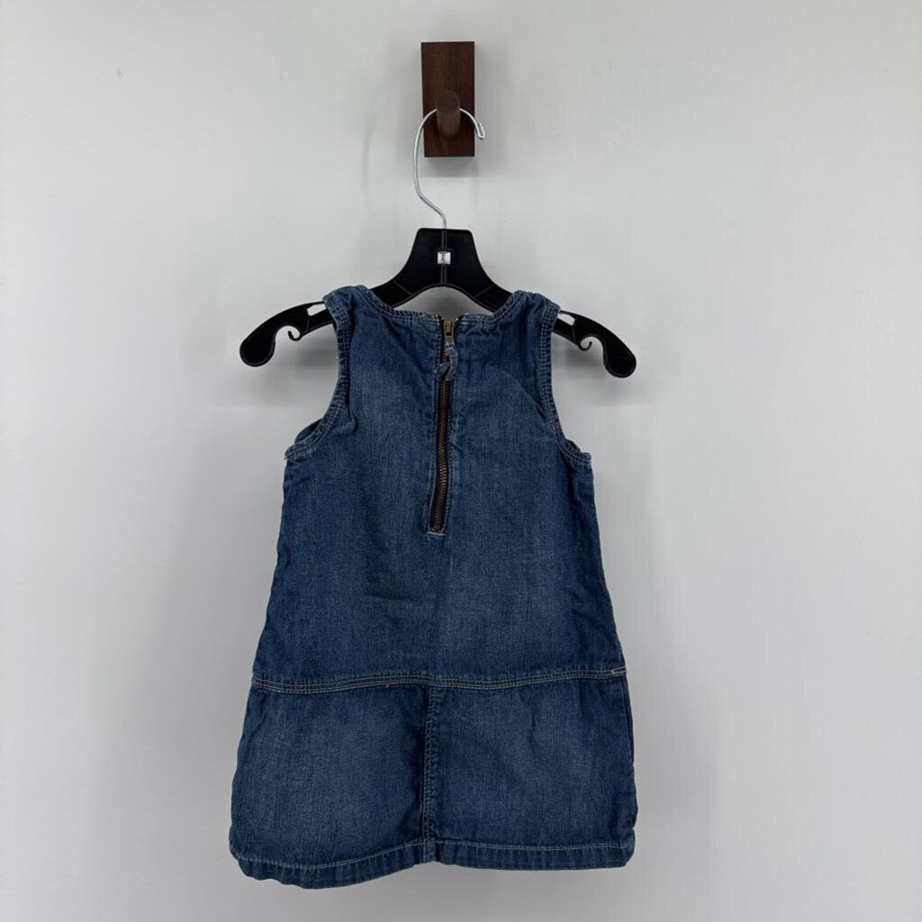 Denim sleeveless dress