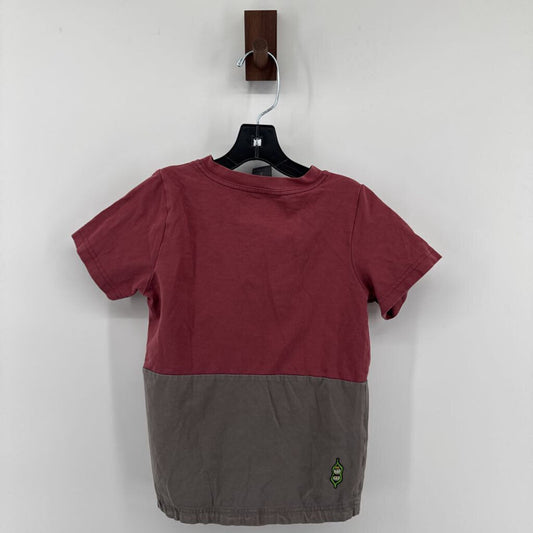 red top, brown bottom