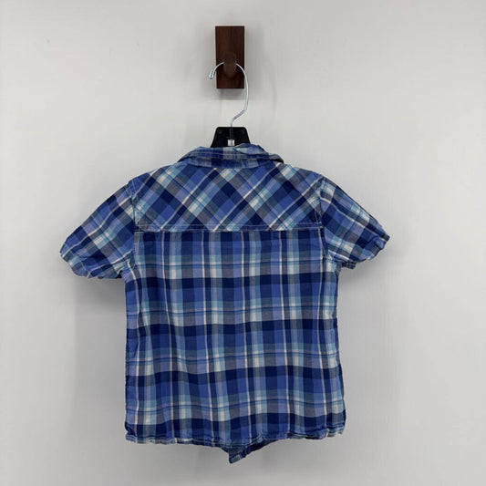 plaid button up