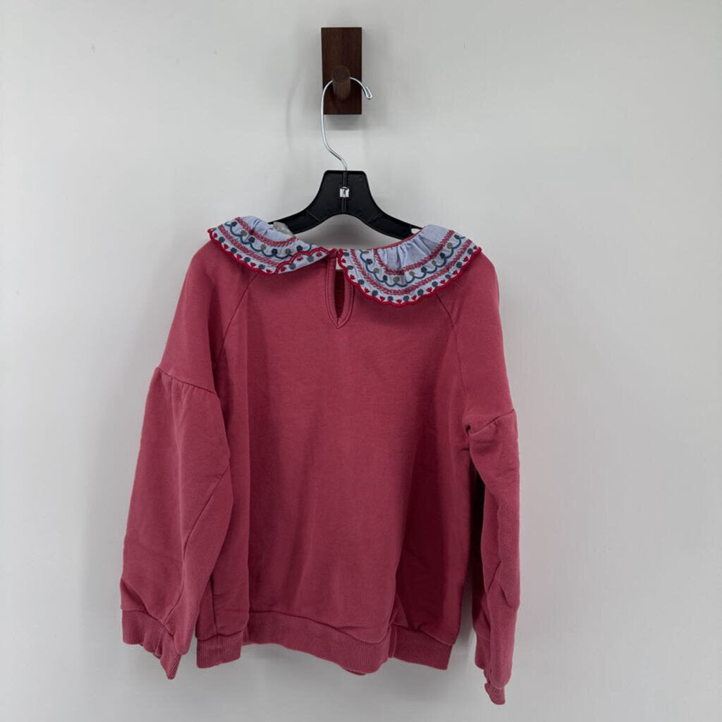embroidery Peter Pan collar