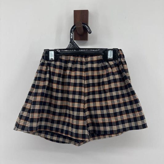 Plaid Skirt with Buckle