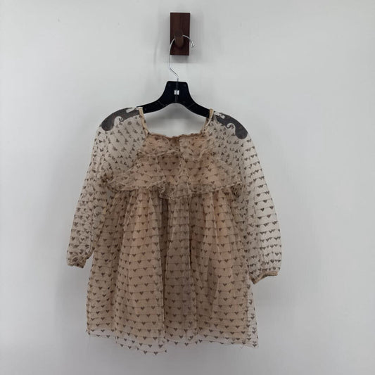 Tulle with Rose Gold Hearts