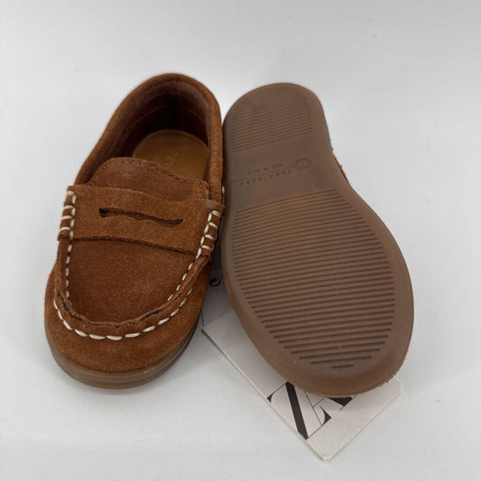 Tags on, moccasins