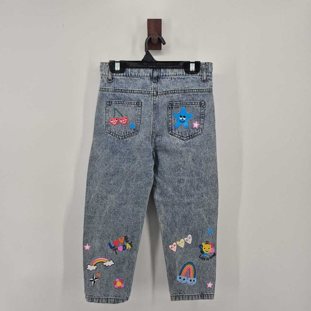 colourful art denim