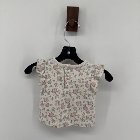 Floral top, overall