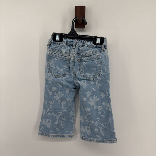 flower pattern denim