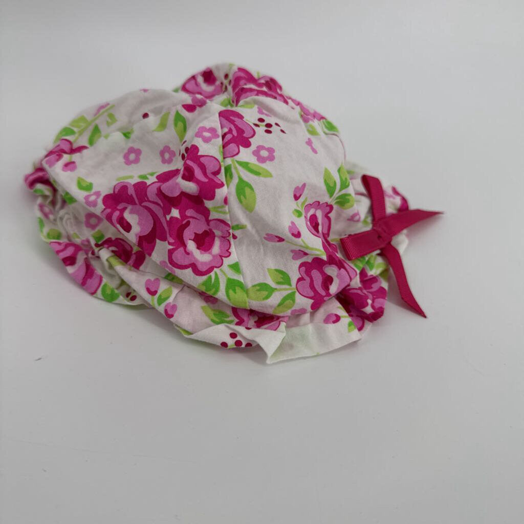 Floral dress, bloomers & hat set