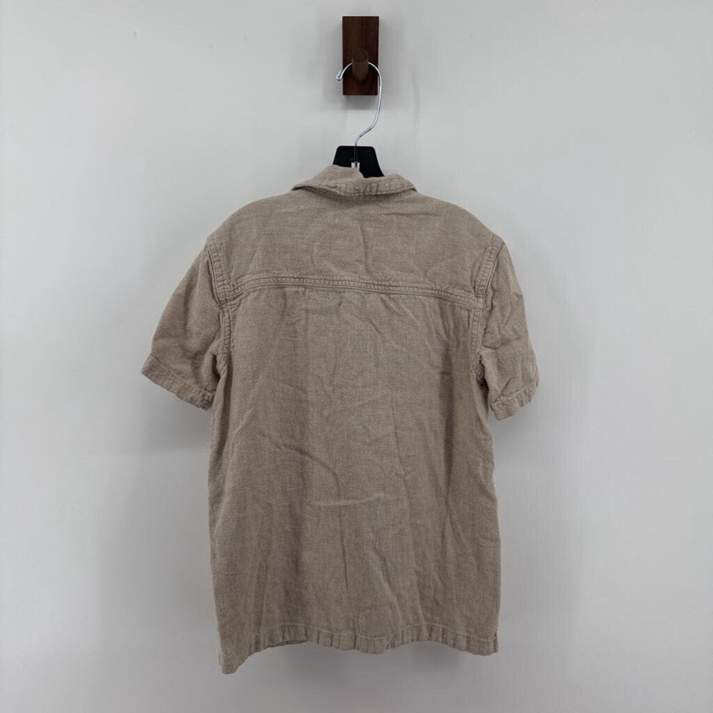 linen blend button down