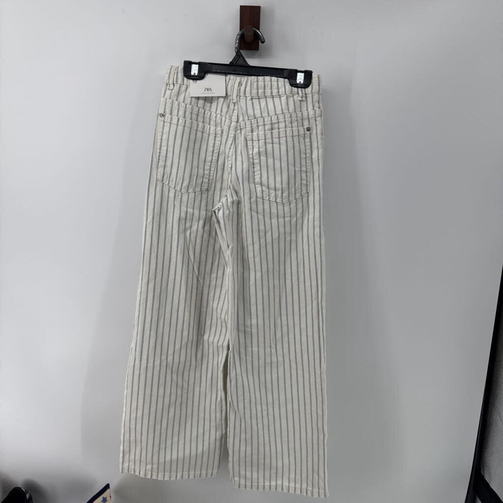 *Tags On* Wide Leg, Blue Stripes