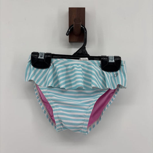 Fruit Rash Guard with Striped Bottoms