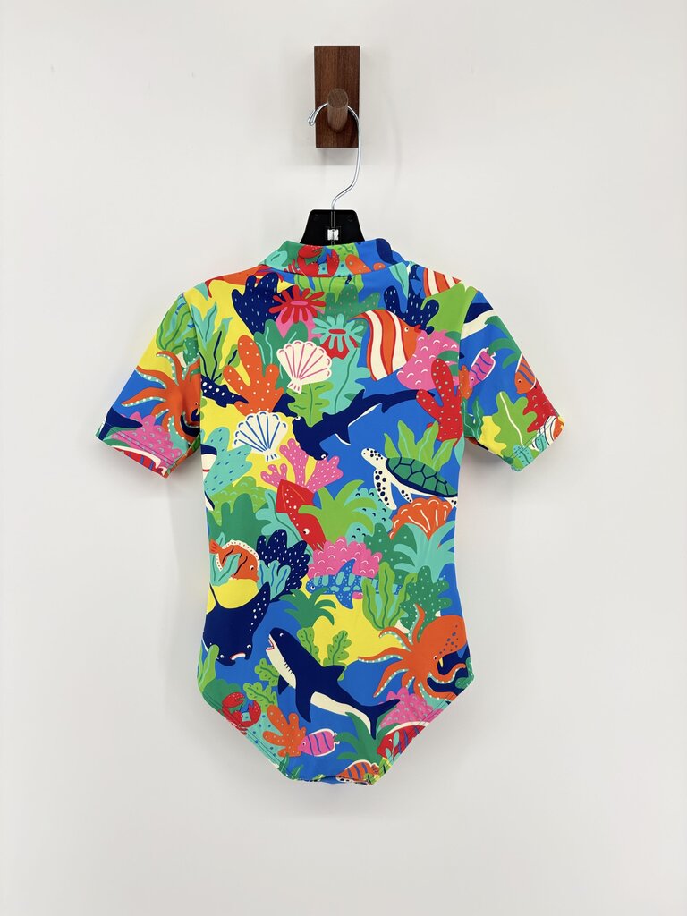 Short sleeve, one piece, under the sea