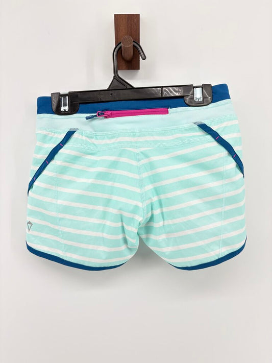 *Tags On* Relay Racer Shorts. Striped.