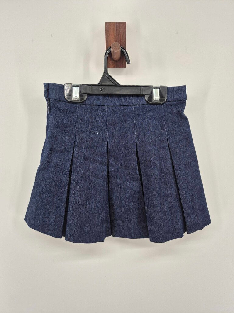 Inverted denim skirt