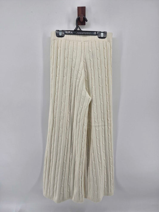 Cable knit sweat suit