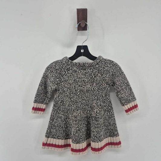 Knitted, crew neck, long sleeve