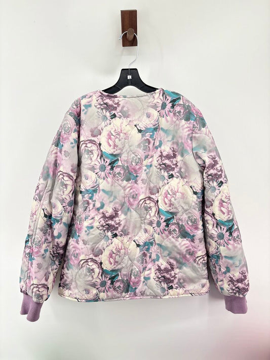 quilted floral jacket