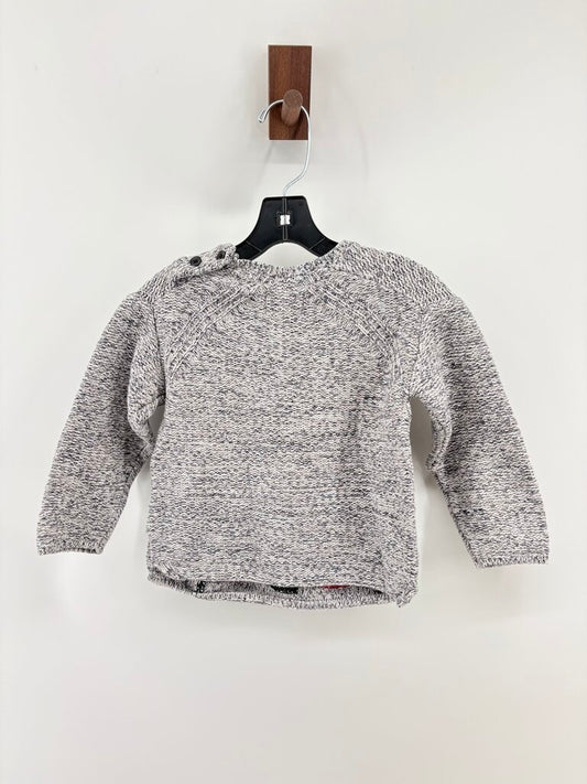 knit crew neck sweater