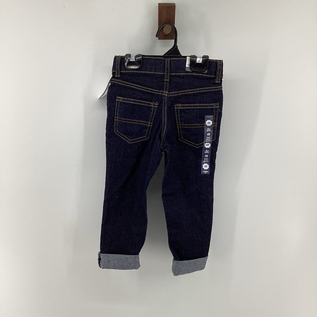 Tags on, denim