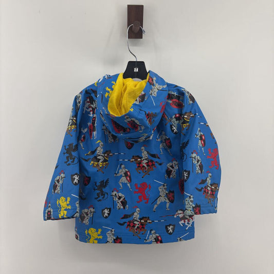 Jousting Knights.Terry Cloth Lined Raincoat