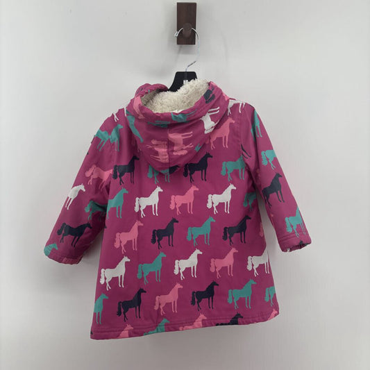 Lined Raincoat. Horses