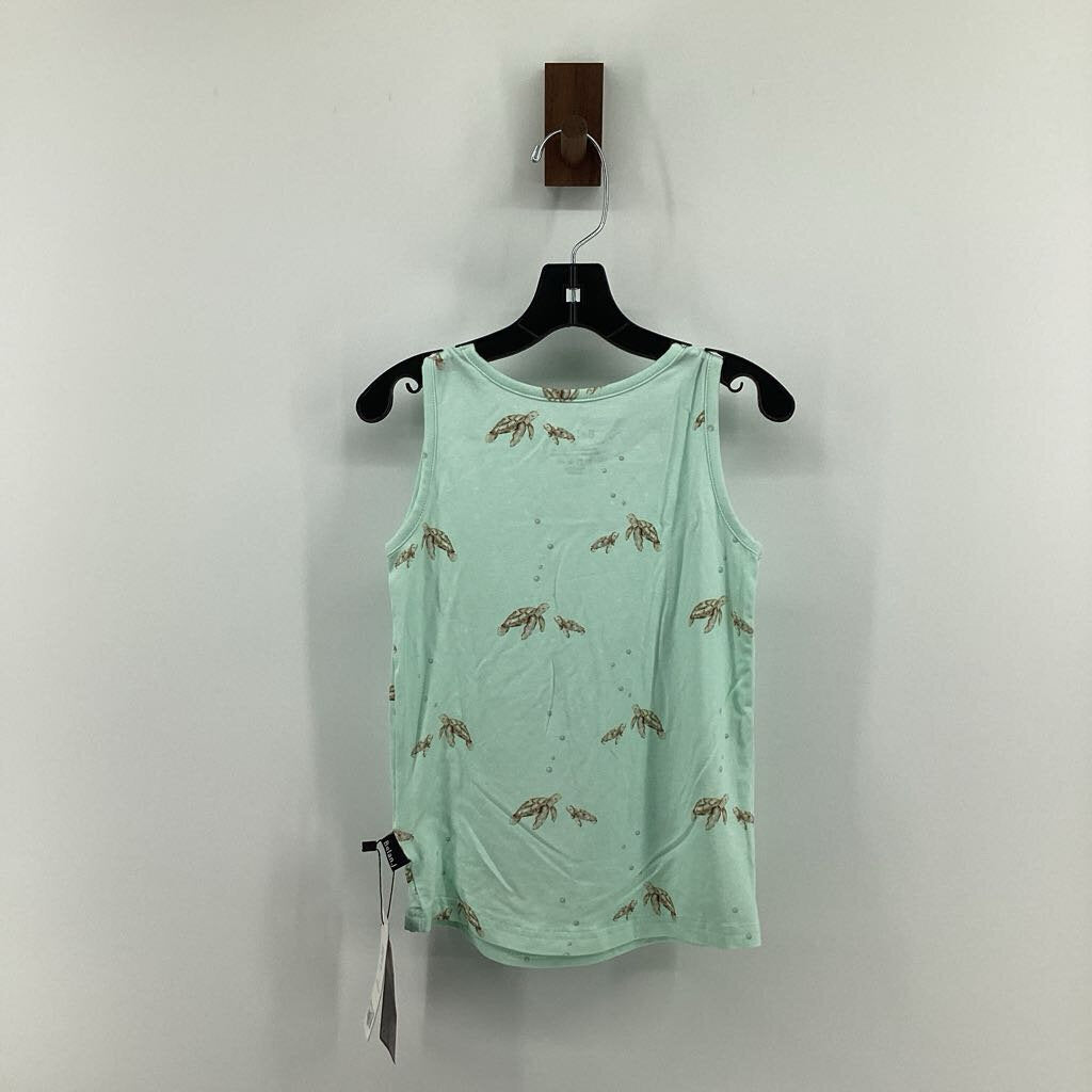 Tags on, turtles, tank top