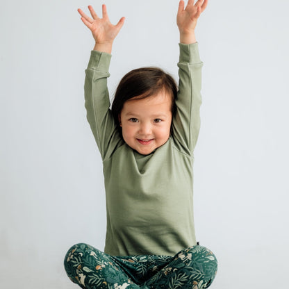 Baby/Kids' Bamboo Raglan Pullover