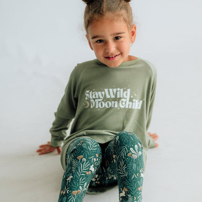 Baby/Kids' Graphic Bamboo Raglan Sleeve Pullover