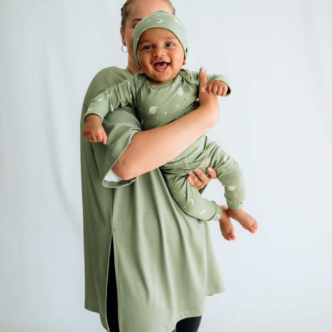 Bamboo Baby Capsule Gift Box - Outer Space & Sage