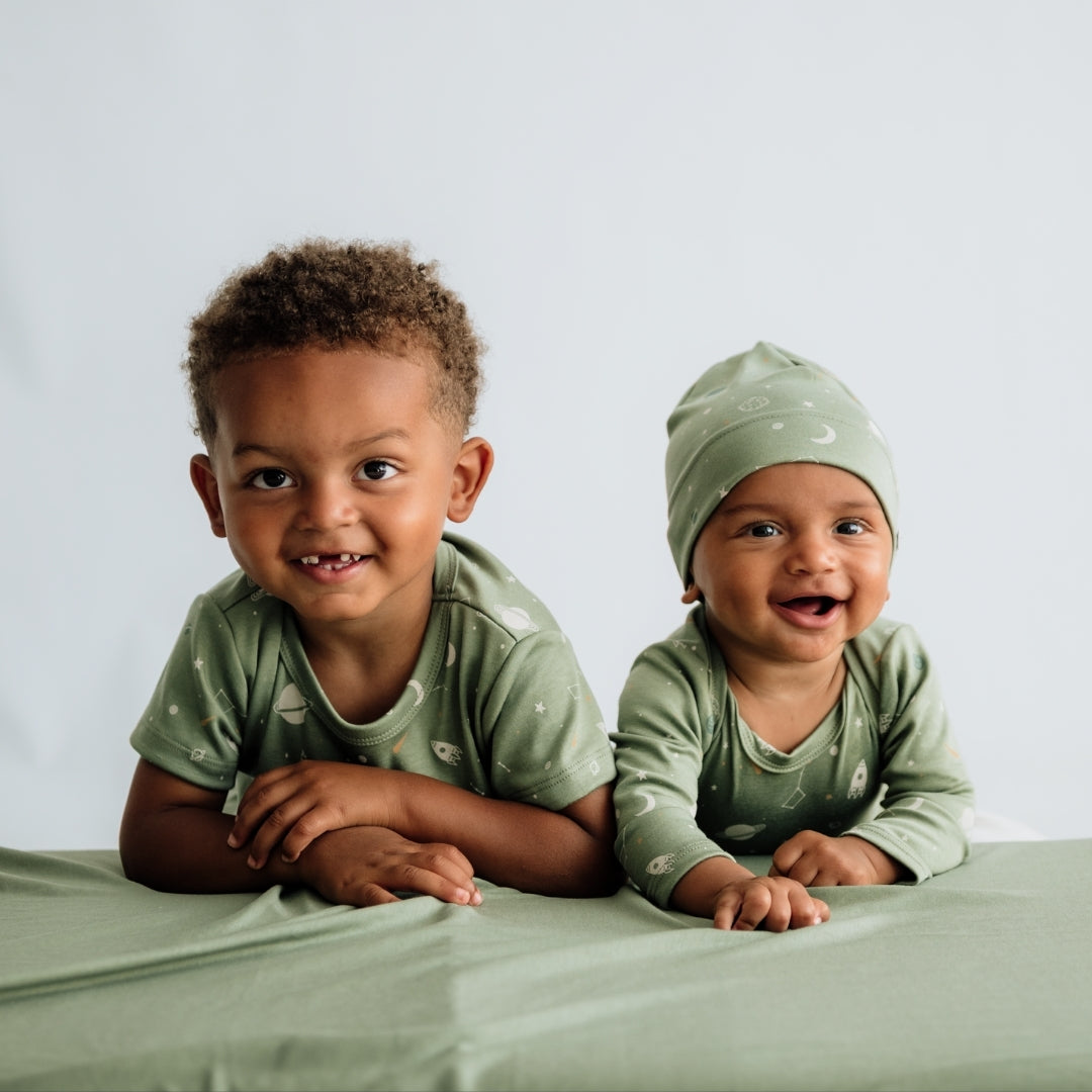 Bamboo Baby Capsule Gift Box - Outer Space & Sage