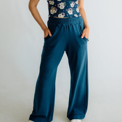 Ladies Bamboo Wide Leg Pants