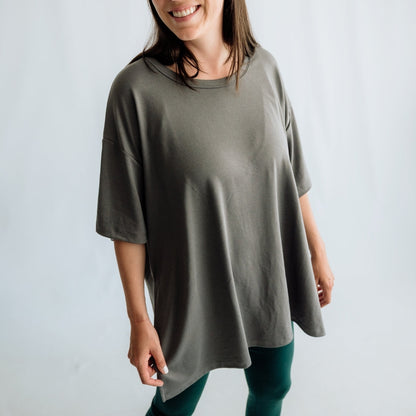 Ladies Bamboo Oversized T-shirt