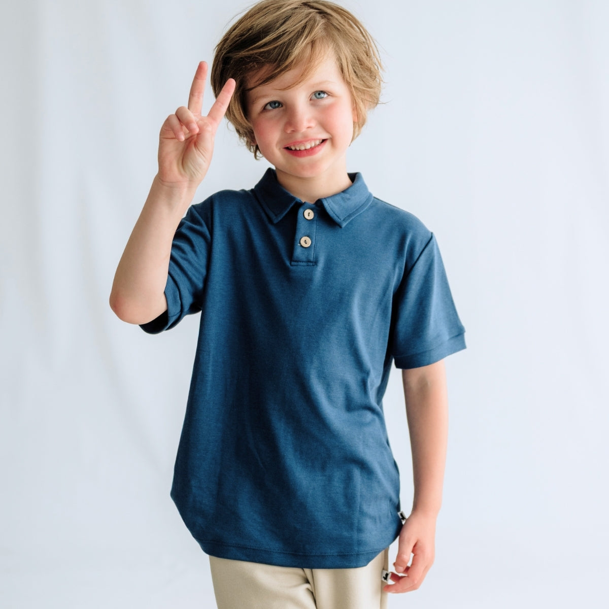 Kids' Bamboo Polo Shirt