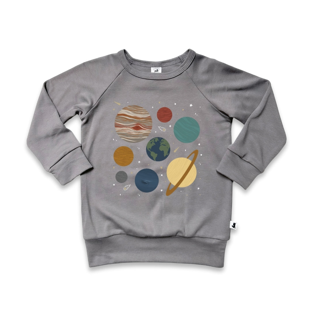 Baby/Kids' Graphic Bamboo Raglan Sleeve Pullover