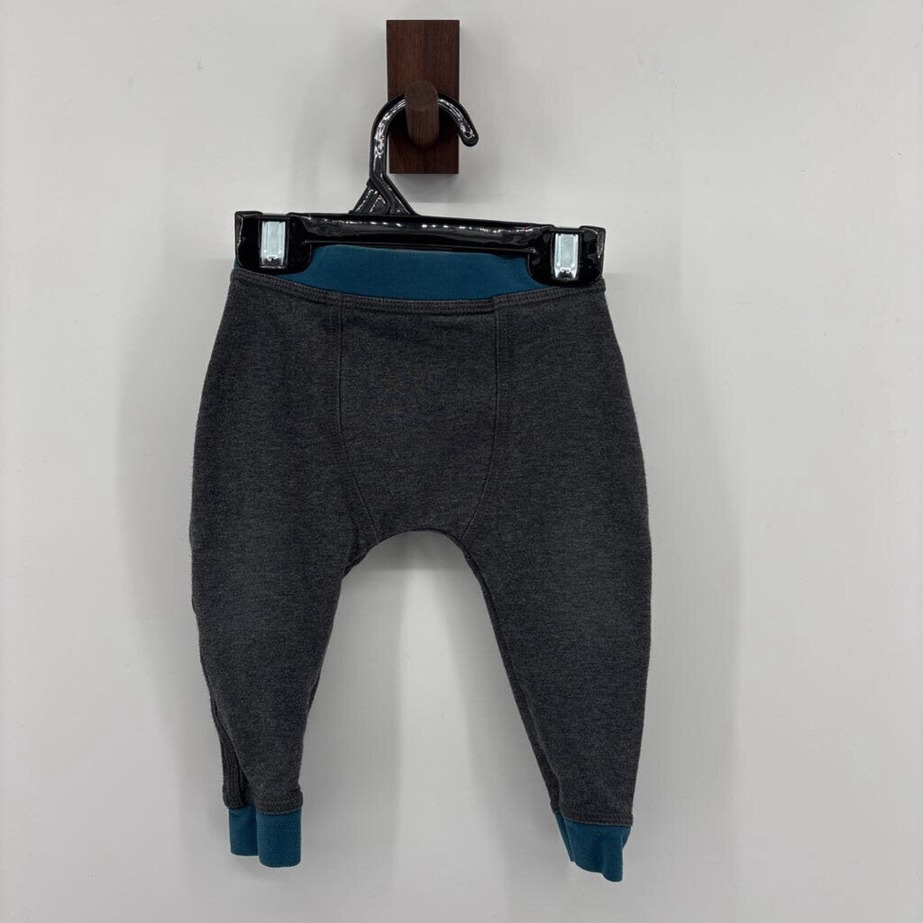 blue elastic waist&Ankles