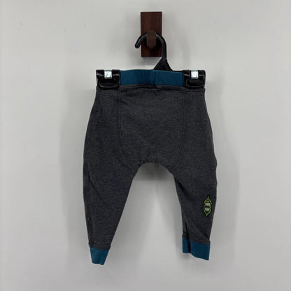 blue elastic waist&Ankles