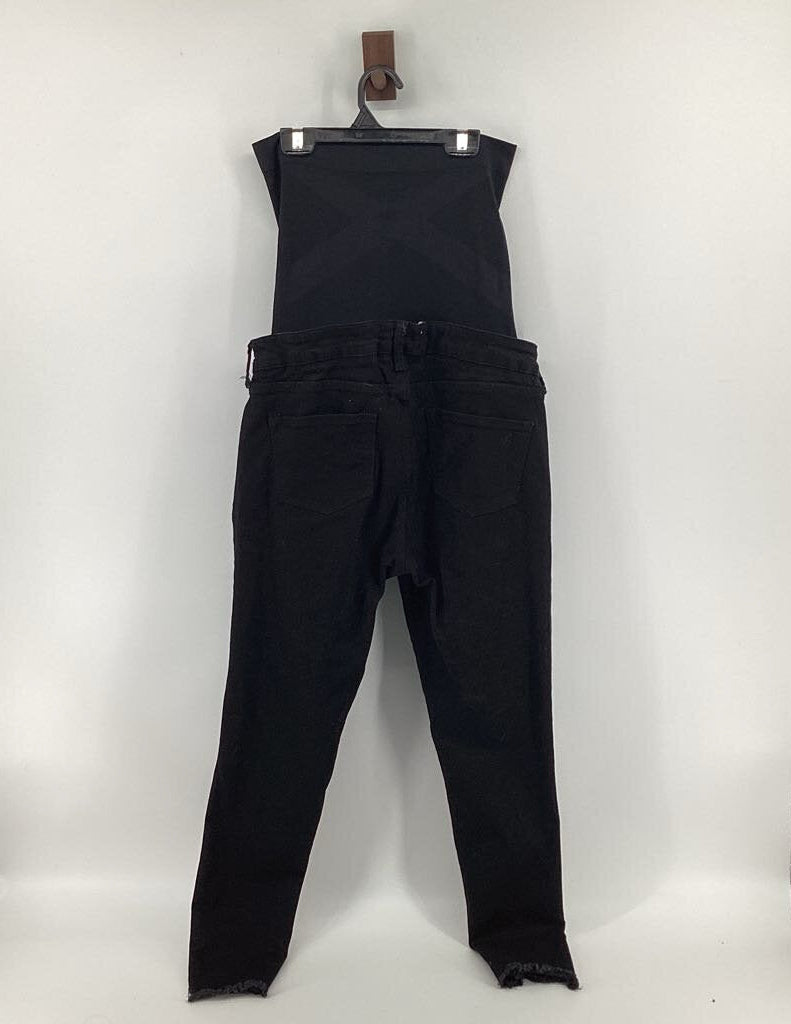 distressed cropped denim (MED)