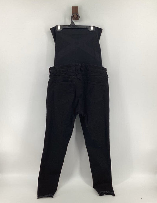 distressed cropped denim (MED)