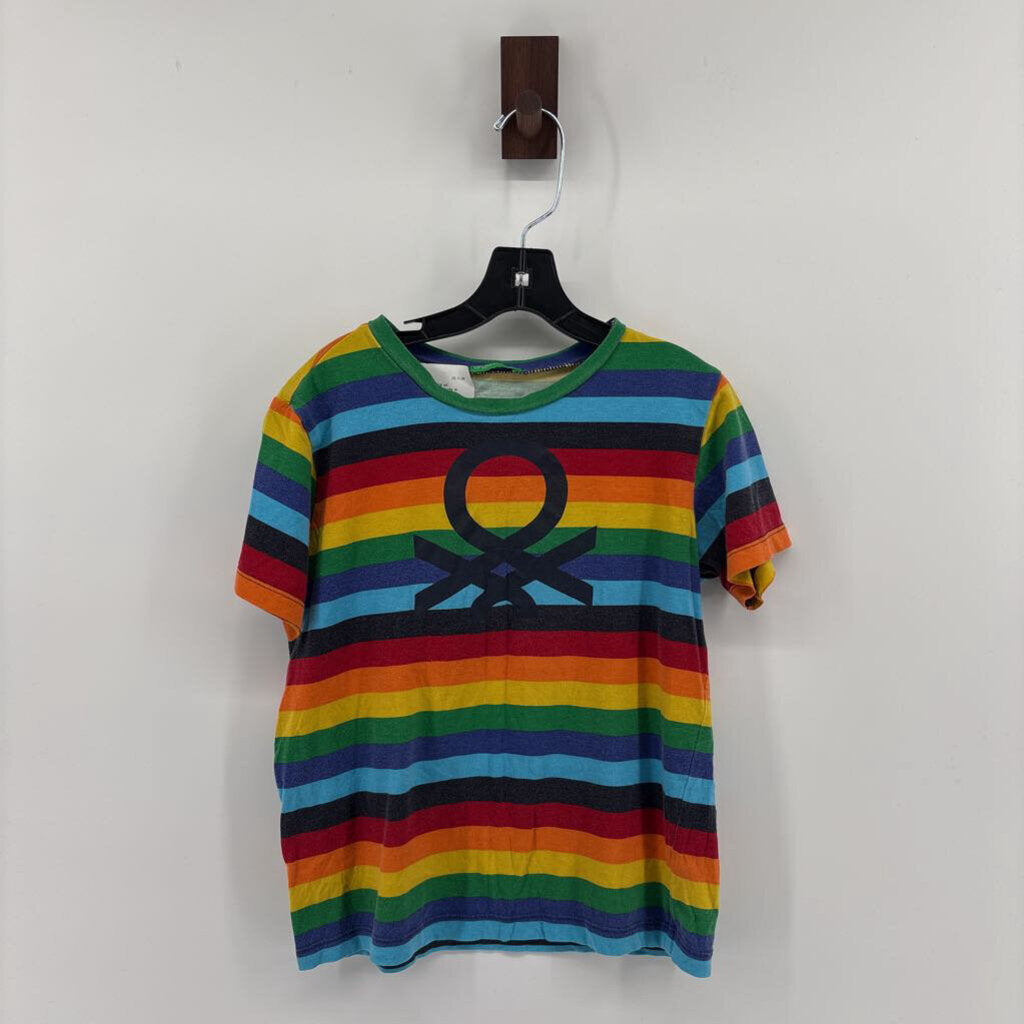 Rainbow Stripes With Black Logo