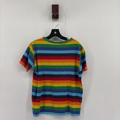 Rainbow Stripes With Black Logo