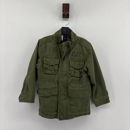 zipper w/ patch pockets