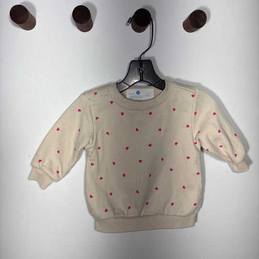 Pink hearts sweatshirt