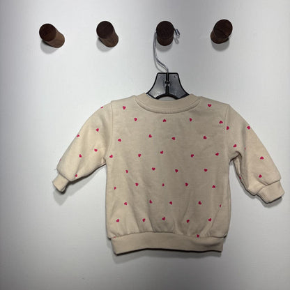Pink hearts sweatshirt