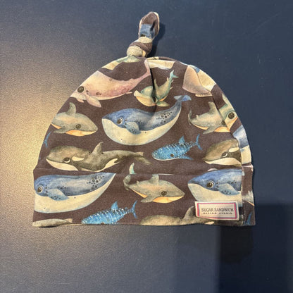 *LD* Whales Knotted Cap