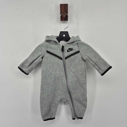 Zip up hooded romper
